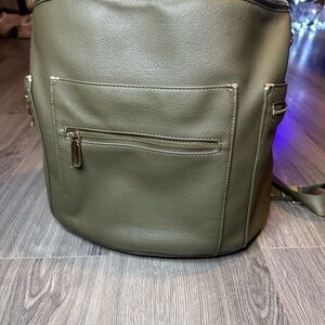 Olive Green Baby Bag